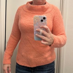 Anthropologie Pink Sweater, size small.